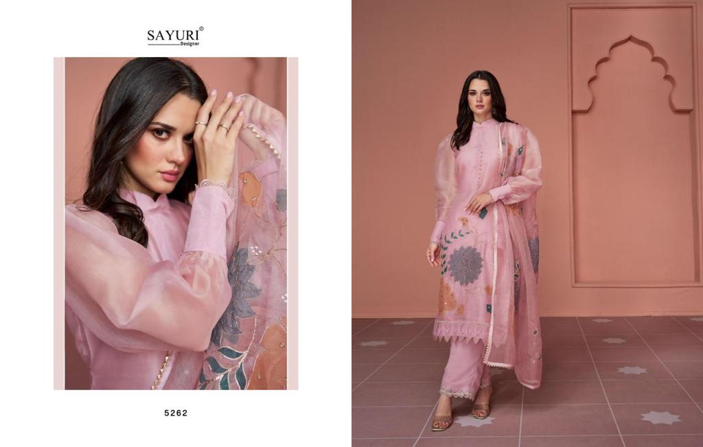 Sofiya By Sayuri 5262 To 5266 Printed Suits Catalog
